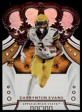 2020 Panini Chronicles Draft Picks Darrynton Evans #45 Crown Royale Draft Picks
