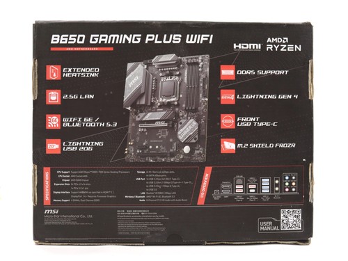 MSI B650 Gaming Plus WiFi 6E AM5 DDR5 AMD B650 PCIe 4.0 ATX Mainboard - Bild 7 von 8