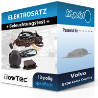 Towtec E-Satz 13Polig Fahrzeugspezifisch Passend für Volvo EX30 Cross Country