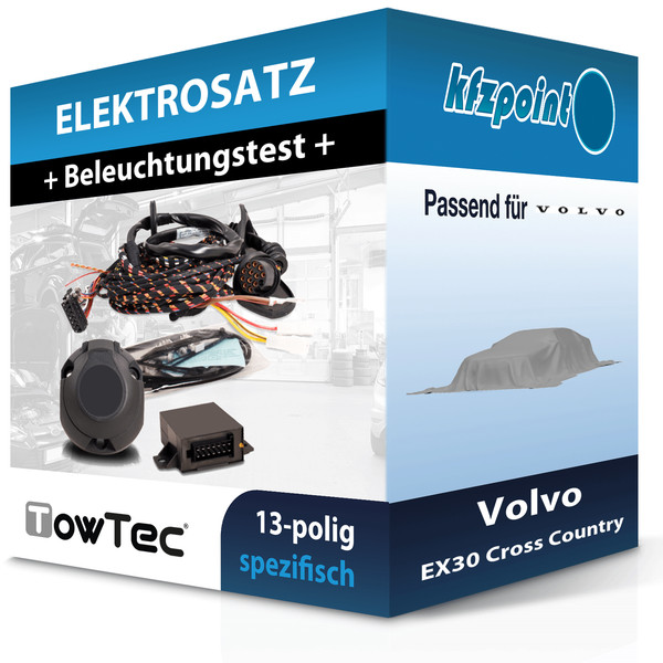 Towtec E-Satz 13Polig Fahrzeugspezifisch Passend für Volvo EX30 Cross Country-image