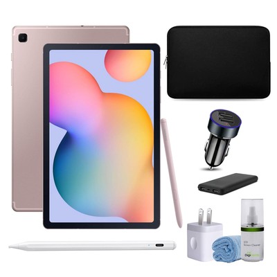 Samsung Galaxy Tab S6 Lite (2024) 10.4' 64GB Android Tablet WiFi (Pink) Bundle