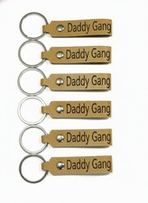 Personalized Laser Engraved Keychain   Custom Name, Date, Logo or Message   Uni