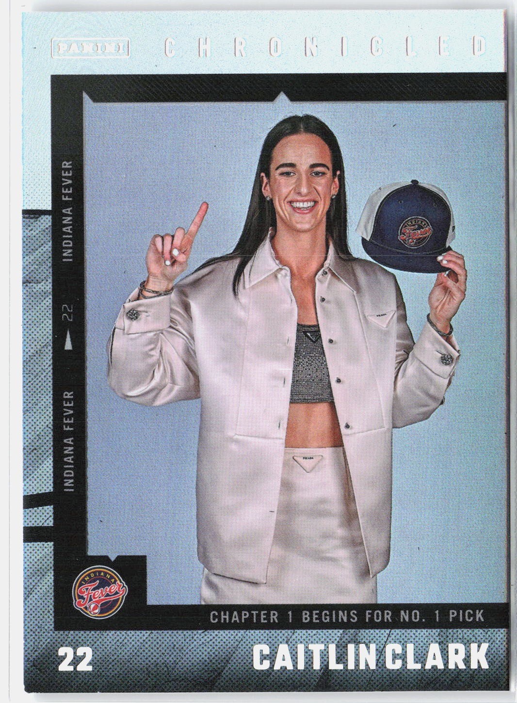 2025 Panini Caitlin Clark Chronicled #60 Caitlin Clark Holo
