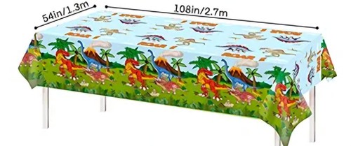 Dinosaur Birthday Decorations. Used Items. Boys Party Decor Lot. Banner Backdrop - Picture 3 of 6