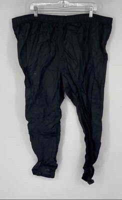 Gander Mountain Womens Black Lightweight Elastic Waist Ankle Pants Size 3X