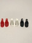 Vintage Barbie OPEN TOE SHOES - 3 PAIRS - EUC - JAPAN (1960s)