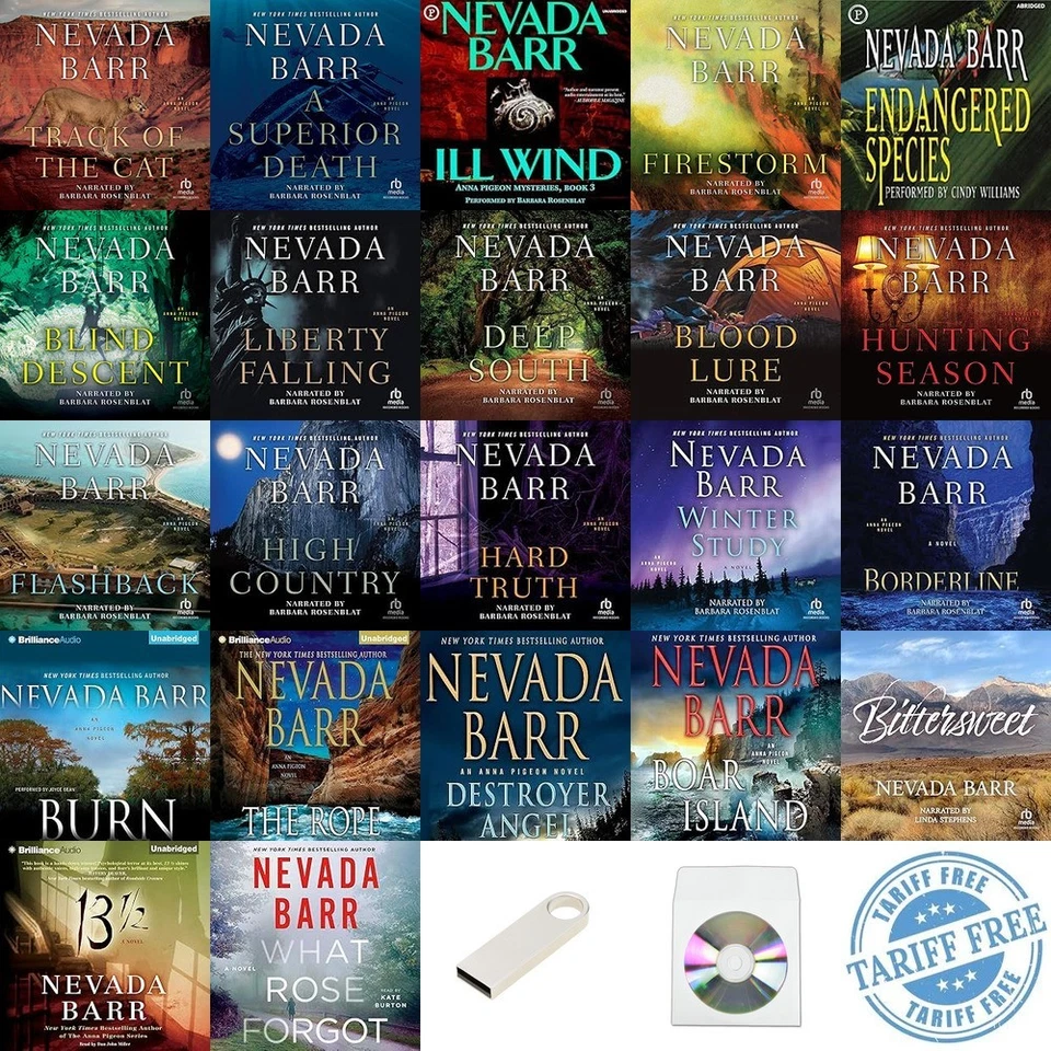 Nevada Barr - Anna Pigeon+ (23 audiobooks) - Image 1 of 1