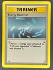 Pokémon Energy Removal 92/102 BS Base Set Unlimited LP/NM
