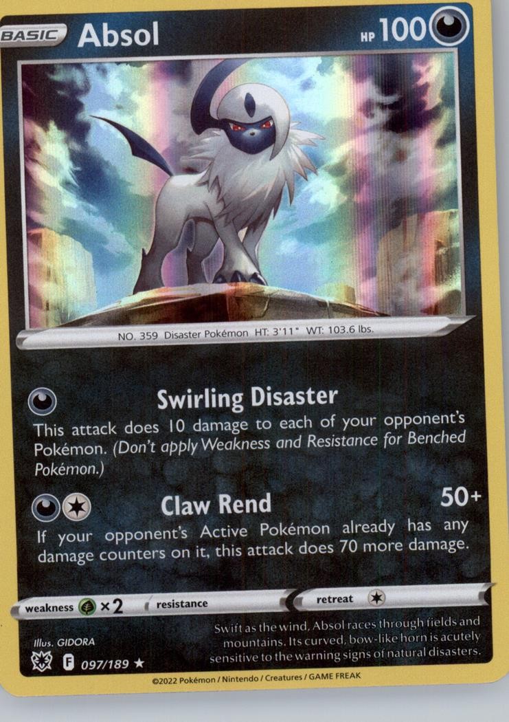 ABSOL 097/189 HOLO ASTRAL RADIANCE POKEMON NM/M