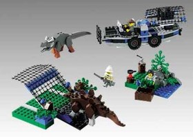 Lego 5955 Adventurers Dino Island All Terrain Trapper - 176 Pieces -Comp w/Instr