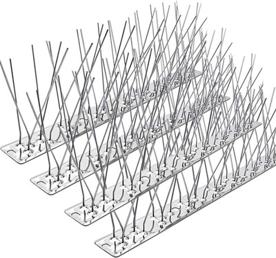 PANGCH Bird Spikes,Stainless Steel Bird Spikes Metal Bird Spikes Fence Spikes E