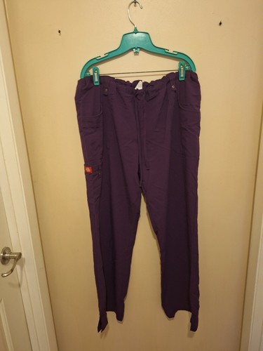 Dickies Eggplant Scrub Pants Size Xl