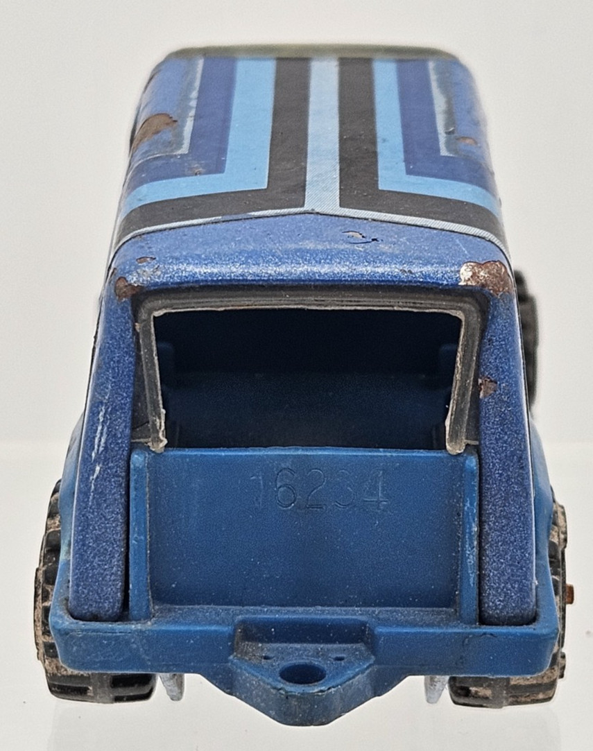 Vtg 1978 Tonka Bay Window SCRAMBLER VAN Blue   Metal 4" Vehicle Damaged thumbnail 5