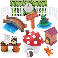 Miniature Fairy Garden Accessories And Terrarium Supplies Starter Kit Plus Bo... on sale Miniature Fairy Garden Accessories And Terrarium Supplies Starter Kit Plus Bo... on sale