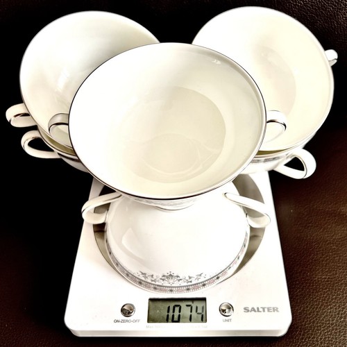 6 Rare 1985 Royal Doulton “York” (H5100) Bone China Soup Bowls (6”/15cm, 1.1kg) - Picture 23 of 24
