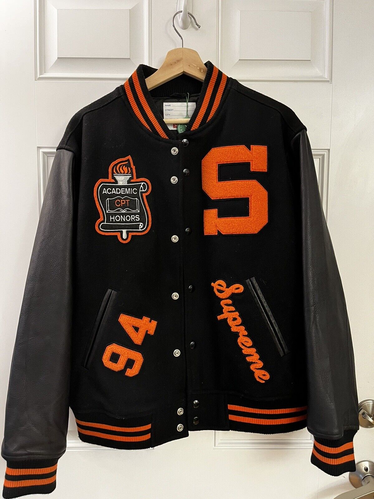 アウトレット直販店 Supreme Team Varsity Jacket (19AW) - ジャケット