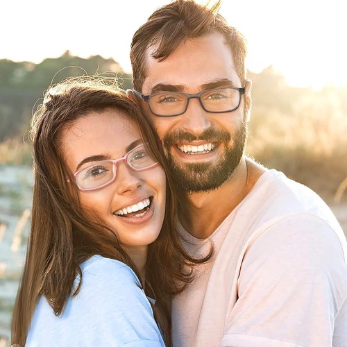 2 Pack Blue Light Blocking Glasses -Lightweight Computer Glasses, Anti Eyestrain - Picture 3 of 5