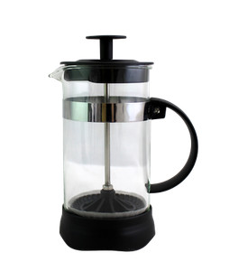 12 oz Glass Presse française Café & Théière – Filtre en acier inoxydable, coupe simple