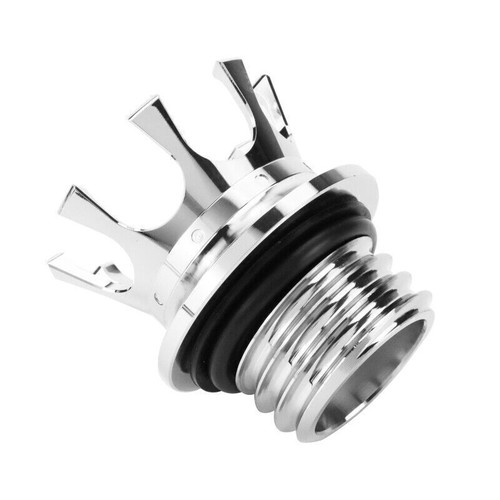 Chrom Aluminium Krone Tankdeckel Kappe Für Harley Sportster Touring Softail Dyna - Picture 7 of 8