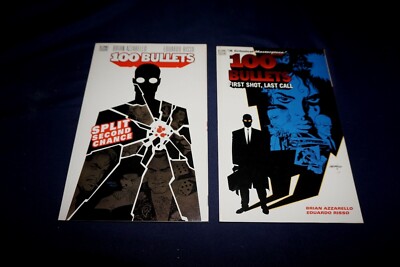 DC COMICS GRAPHIC NOVEL 100 BULLETS FRIST SHOT LAST CALL SPLIT SECOND  VERTIGO