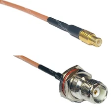 RG316 MCX MALE to TNC FEMALE BULKHEAD RF Cable Rapid-SHIP LOT