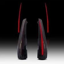 LED Tail Lights For 2007-2014 Cadillac Escalade /ESV Smoke Lens Rear Brake Lamps