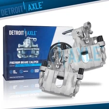 Rear Left Right Brake Calipers w/ Brackets Assembly for 2010-2013 Mazda 3 Sport