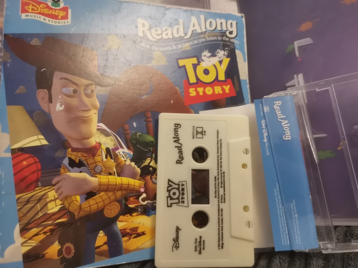 Disney Read Along Toy Story Book And Audio Cassette Tape 3149 Classic