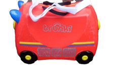 Trunki Frank The Fire Engine Sit On And Ride Case  With Strap And Key #159