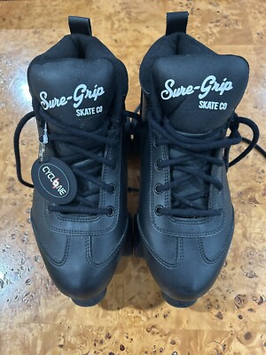 Sure-Grip Cyclone Roller Skates - Men's 8 - black - barely used, excellent!