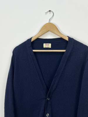 William Lockie Scotland 100% Lambswool Cardigan Sweater