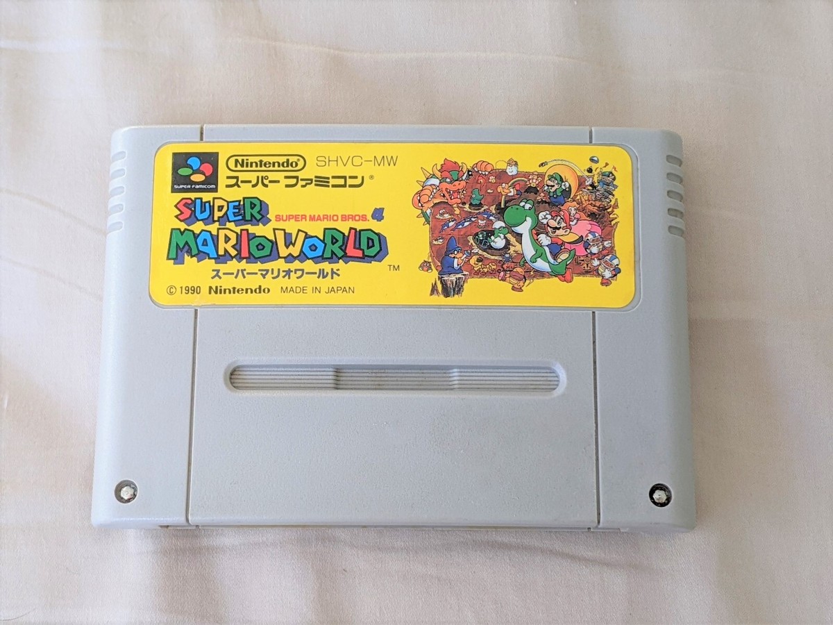 Super Mario World Super Famicom Nintendo sfc Japanese SNES NTSC-J