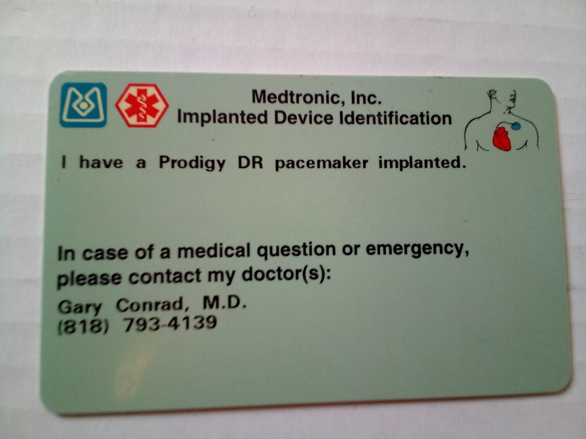 Pacemaker Alert Medtronic Pacemaker Bracelet Medtronic Pacemaker