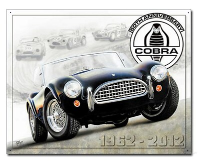 Shelby Cobra Schild 30 x 40 cm groß USA Automotiv Poster US-Car Racing *269