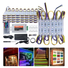 VEVOR 80PCS LED Storefront Lights 41 ft LED Module Lights 5050 SMD RGB 3-LED