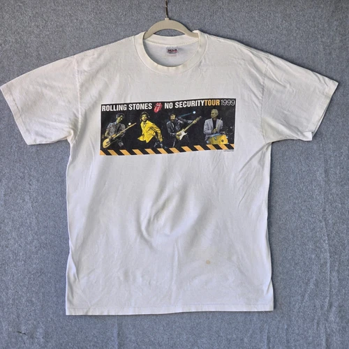 Anvil Band T-Shirt Unisex XL White Rolling Ston 1990s vintage concert t-shirt, vintage, size XL, single stitch, B+ condition