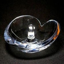 NAMBE' HEART RING HOLDER, Lead Crystal, Love, 2 1/4", Made in Germany