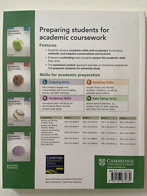 Academic Encounters 2nd Ed. Level 1 Student's Book Listening and Speaking w/ DVD Academic Encounters 2nd Ed. Level 1 Student's Book Listening and Speaking w/ DVD