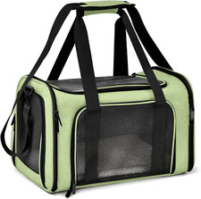 Pet Carrier for S/M Cats Dogs up to 15lbs, Collapsible Travel Puppy Carrier NEW