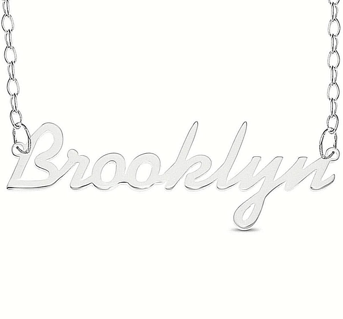 Collana Personalizzata Con Targa Nome In Argento Sterling 925 &ndash; Gioiello Femminile Unico