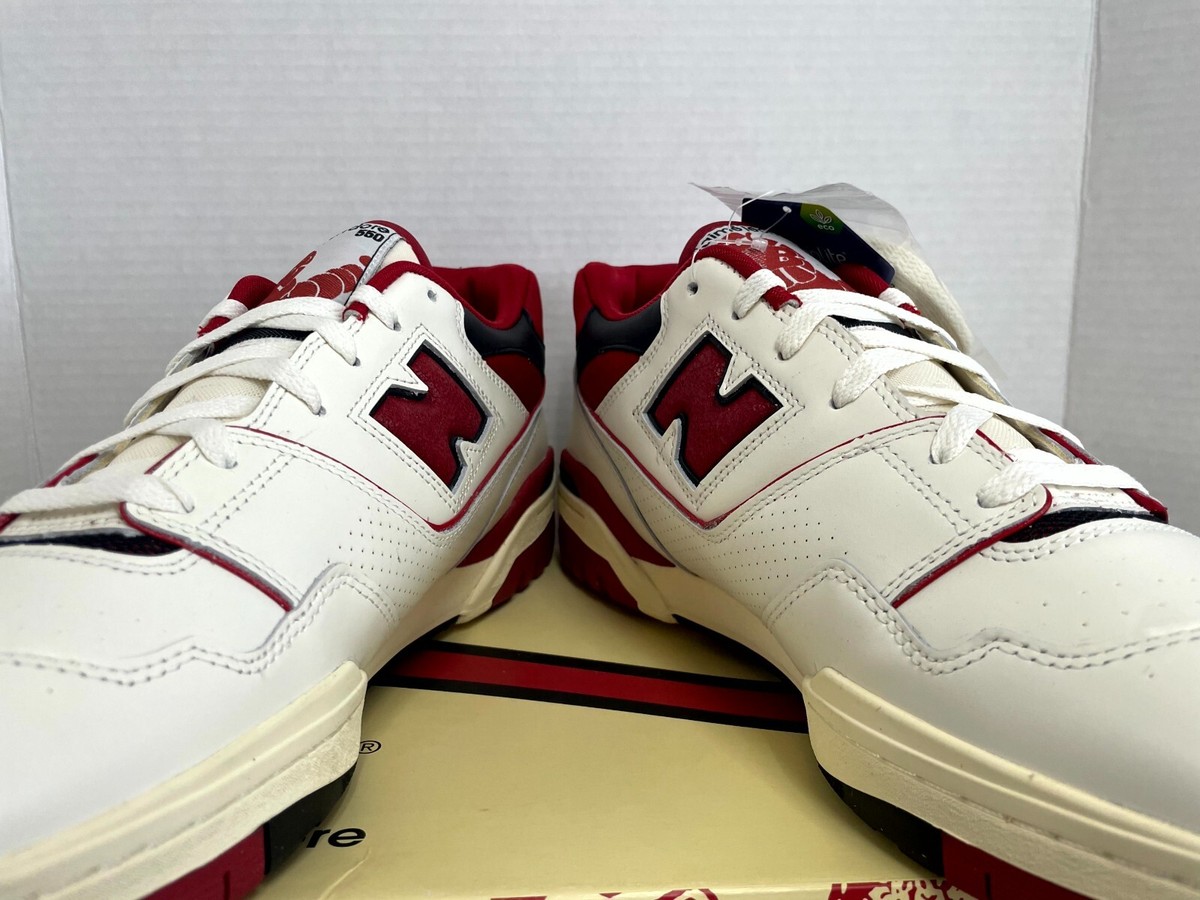 NEW BALANCE X AIME LEON DORE ALD 550 WHITE RED CHICAGO SZ
