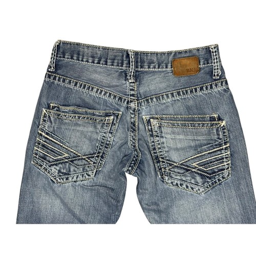 BKE Denim Carter Jeans Men 28R Straight Thick Stitch Cowboy Rodeo Western Casual - Picture 6 of 8
