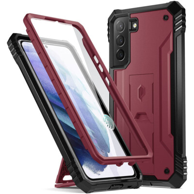 Poetic Revolution Case for Samsung Galaxy S22+ Plus 5G (2022) Cover Maroon Red