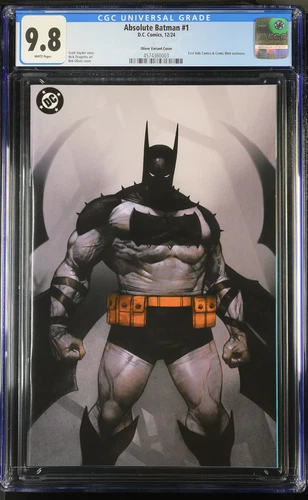 Absolute Batman #1 Ben Oliver 2nd Print Variant Cover CGC 9.8