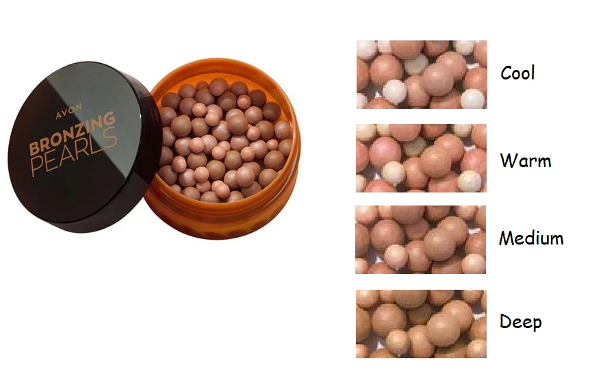 AVON Bronze Bronzing, Highlighter oder Blush Pearls Puderperlen Farbwahl 28g NEU - Bild 3 von 4