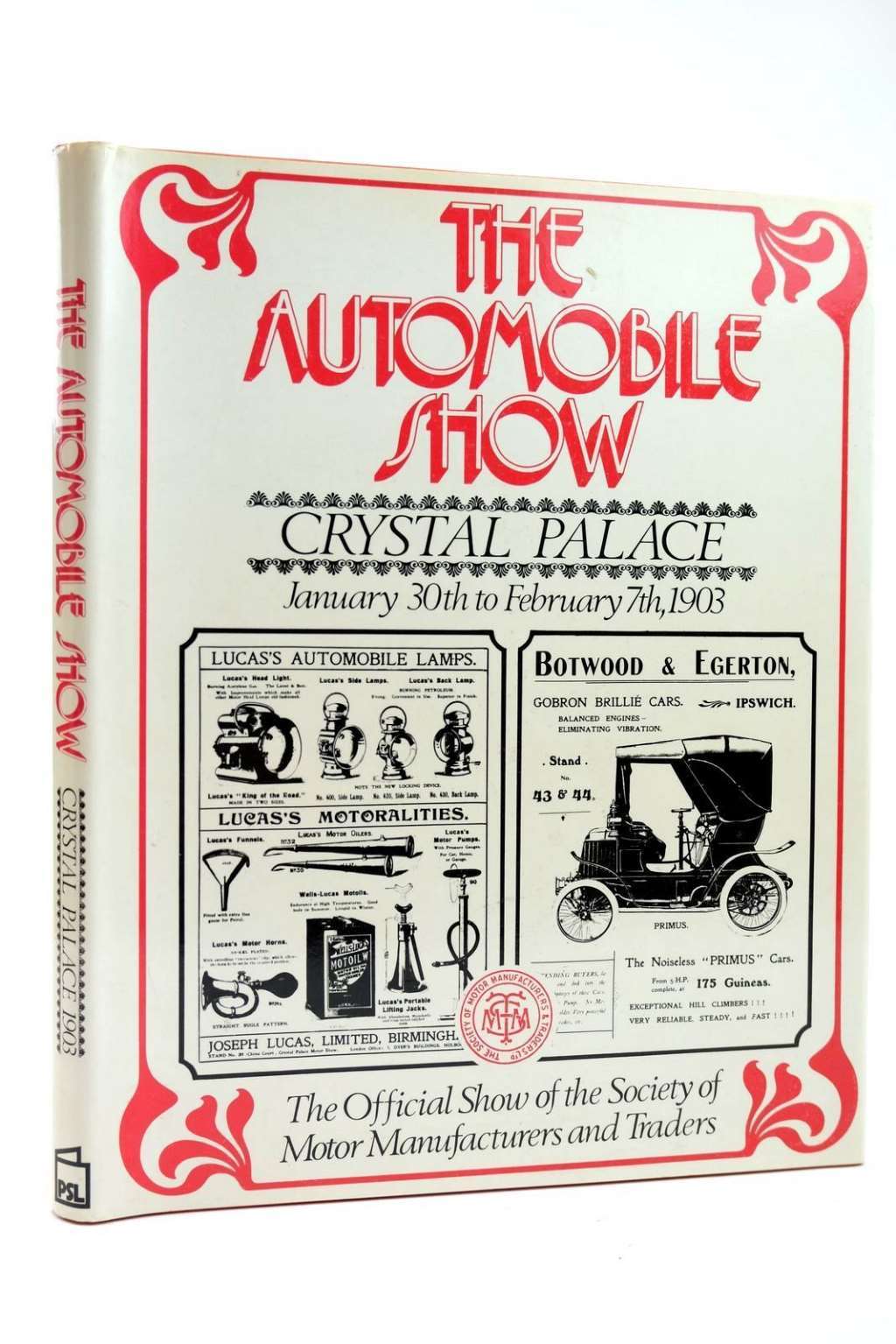 The Automobile Show Catalogue, Crystal Palace 1903, Society of Motor Manufacturi