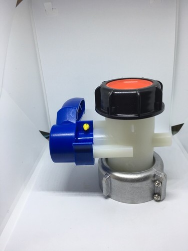 IBC Adapter Klappenhahn Tank Container Auslaufhahn S60x6 62mm Wasserhahn Zubehör - Bild 10 von 12