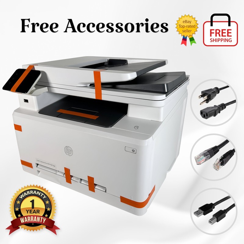 GOOD💯HP Color LaserJet Pro MFP M277dw B3Q11A Print Copy Scan Fax Laser Printer