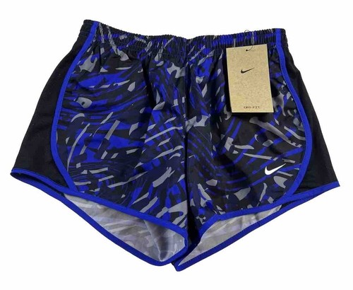 New Nike Girls' Dri-Fit Tempo Running Shorts 3” Blue Camo Print Size M MSRP:$30 - Picture 6 of 13