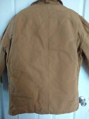 USA製“Carhartt” traditional coat Carhartt Traditional Coat Arctic Wear 44 Duck Brown Black Quilt